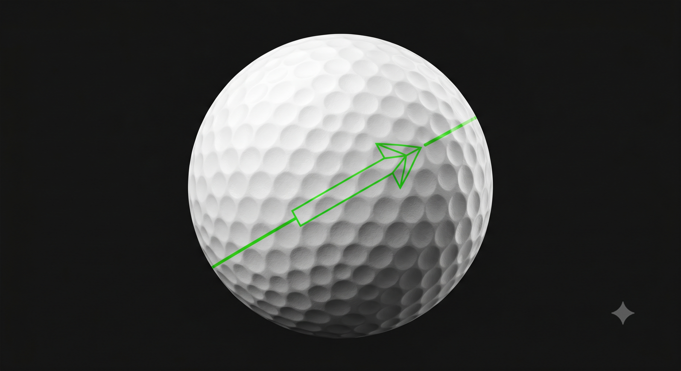 Ultra realistic golf ball